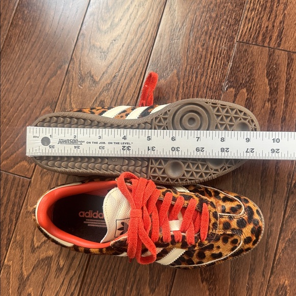 Adidas Samba OG leopard cheetah animal-print striped trainers- size M4/W5 - Picture 10 of 10